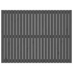 vidaXL Tête de lit murale Gris 146 5x3x110 cm Bois massif de pin
