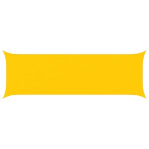 vidaXL Voile d'ombre Jaune 6 x 2 m 100 polyester Oxford