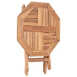 vidaXL Table pliable de jardin 45x45x45 cm Bois de teck solide