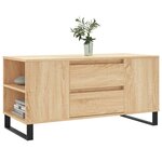 vidaXL Table basse chêne sonoma 102x44 5x50 cm bois d'ingénierie
