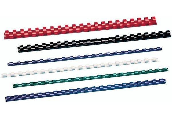 Lot de 100 CombBind Peignes de reliure blanc 16 mm GBC