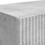 vidaXL Meuble TV mural 2 Pièces Gris béton 59 5 x 31 x 40 cm