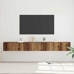 vidaXL Ensemble meuble TV 4 Pièces Bois ancien 60 x 30 x 30 cm