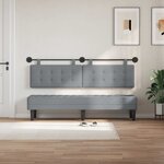 vidaXL Tête de lit suspendue Tissu