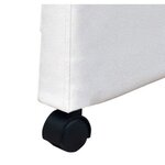vidaXL Chaises à manger lot de 2 blanc similicuir