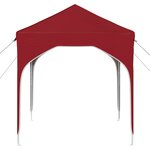 vidaXL Tente de fête pop-up 194 x 194 x 245 cm Bordeaux