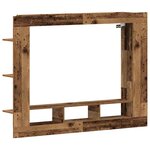vidaXL Meuble TV Bois ancien 152 x 22 x 113 cm Bois d'ingénierie