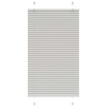 vidaXL Store plissé gris clair 80x100 cm largeur du tissu 79 4 cm
