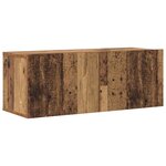 vidaXL Meubles TV muraux 6 Pièces vieux bois bois d'ingénierie