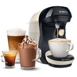 Machine à café multi-boissons vanille bosch tassimo t10 happy - vanille