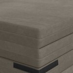vidaXL Canapé-lit pliable 140 x 67 x 15 cm Gris clair