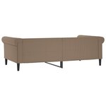 vidaXL Lit de jour cappuccino 100x200 cm similicuir