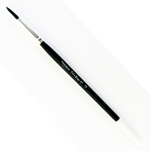 Pinceau rond Aquarelle mélange extra -fin n°12 - lot de 10 pinceaux
