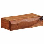 vidaXL Étagères murales 2 Pièces 30x17x8 cm bois massif d'acacia