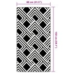 vidaXL Tapis d'extérieur ARAKIL gris 80 x 150 cm PP