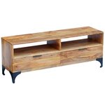vidaXL Meuble TV bois de manguier 120x35x45 cm