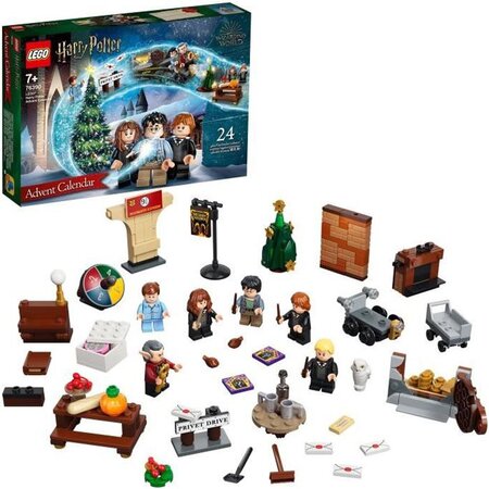 Lego 76390 harry potter le calendrier de l'avent 2021 jouet et cadeau  enfant des 7 ans avec 6 minifigures harry potter - La Poste
