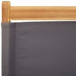 vidaXL Chaises de jardin pliantes lot de 4 tissu et bois massif