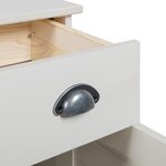 vidaXL Cabinet de salle de bain avec stockage Blanc 68 x 34 x 80 cm