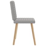 vidaXL Chaises à manger lot de 6 gris nuage tissu
