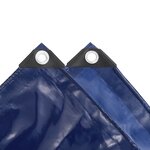vidaXL Bâche 650 g / m² 1 5 x 6 m Bleu