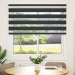 vidaXL Store zèbre noir 145x150 cm largeur du tissu 140 9 cm polyester