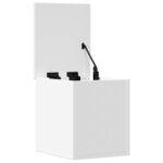 vidaXL Boîte de rangement blanc 30x35x35 cm bois d'ingénierie