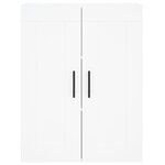 vidaXL Armoire murale blanc 69 5x34x90 cm bois d'ingénierie
