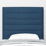 vidaXL Tête de lit Bleu 90 cm tissu