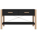vidaXL Meuble TV Noir 82x38x45 cm Bois d'ingénierie