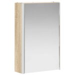 vidaXL Armoire Miroir de Salle de Bain Chêne Sonoma 33 x 11 5 x 50 cm