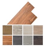 vidaXL Planches de plancher PVC autoadhésif 2 51 m² 2 mm Orme nature