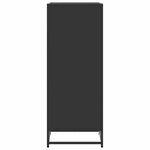 vidaXL Étagère à chaussures noir 48x38x97 5 cm bois d'ingénierie