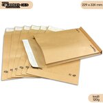 Lot de 1000 enveloppes kraft 120g à soufflets c4 - gamme courrier+