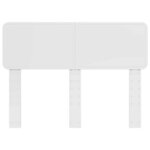 vidaXL Tête de lit Blanc Brillant 120 cm Bois d'ingénierie