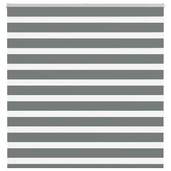 vidaXL Store zèbre gris foncé largeur du tissu 145 9 cm polyester