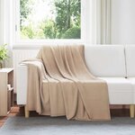 vidaXL Couvertures à jeter 24 Pièces Camel 200 x 150 cm Toison