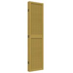 vidaXL Cloison de séparation 5 panneaux marron bois paulownia massif