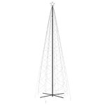 vidaXL Arbre de Noël cône 1400 LED Blanc froid 160x500 cm