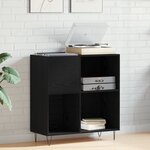 vidaXL Meuble de rangement Chêne noir 84 5x38x90 cm Bois d'ingénierie