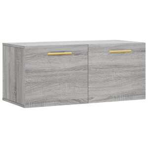 vidaXL Armoire murale sonoma gris 80x36 5x35 cm bois d'ingénierie