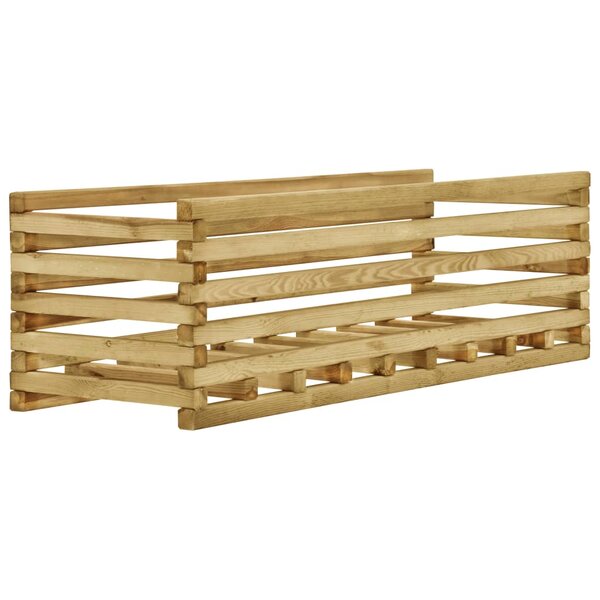 vidaXL Lit surélevé de jardin 120x40x38 5 cm Bois de pin imprégné