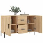 vidaXL Buffet chêne sonoma 100x36x60 cm bois d'ingénierie