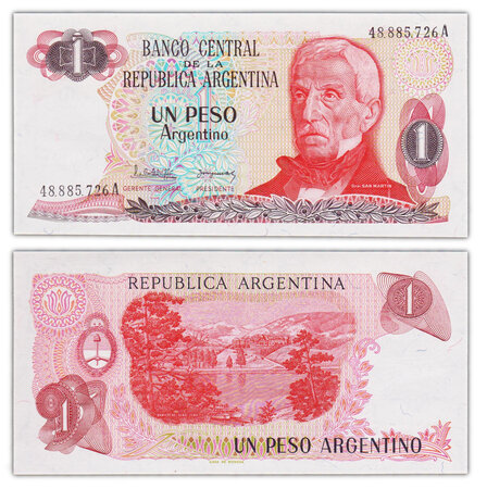 Billet de Collection 1 Peso 1983-1984 Argentine - Neuf - P311a