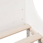 vidaXL Cadre de lit sans matelas blanc 140x200 cm bois de pin massif