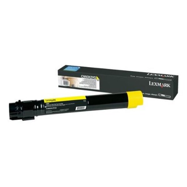 cartouche de toner LCCP  LRP - pour C950DE jaune LEXMARK