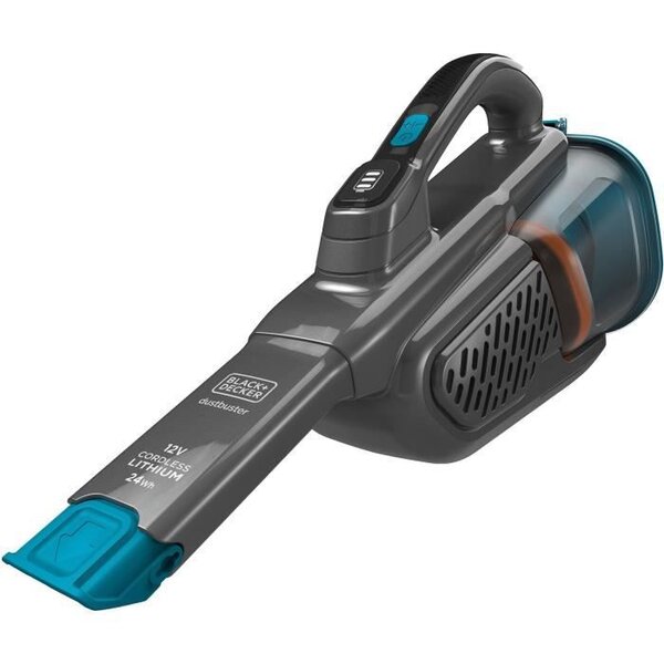 BLACK+DECKER BHHV320B-QW - Aspirateur à main - Dustbuster Lithium 12V - 2 vitesses - Autonomie 25min - Bleu