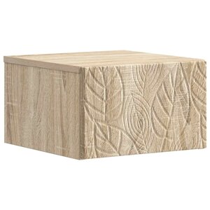 vidaXL Cabinet de chevet mural Chêne Sonoma 49 x 34 5 x 20 cm