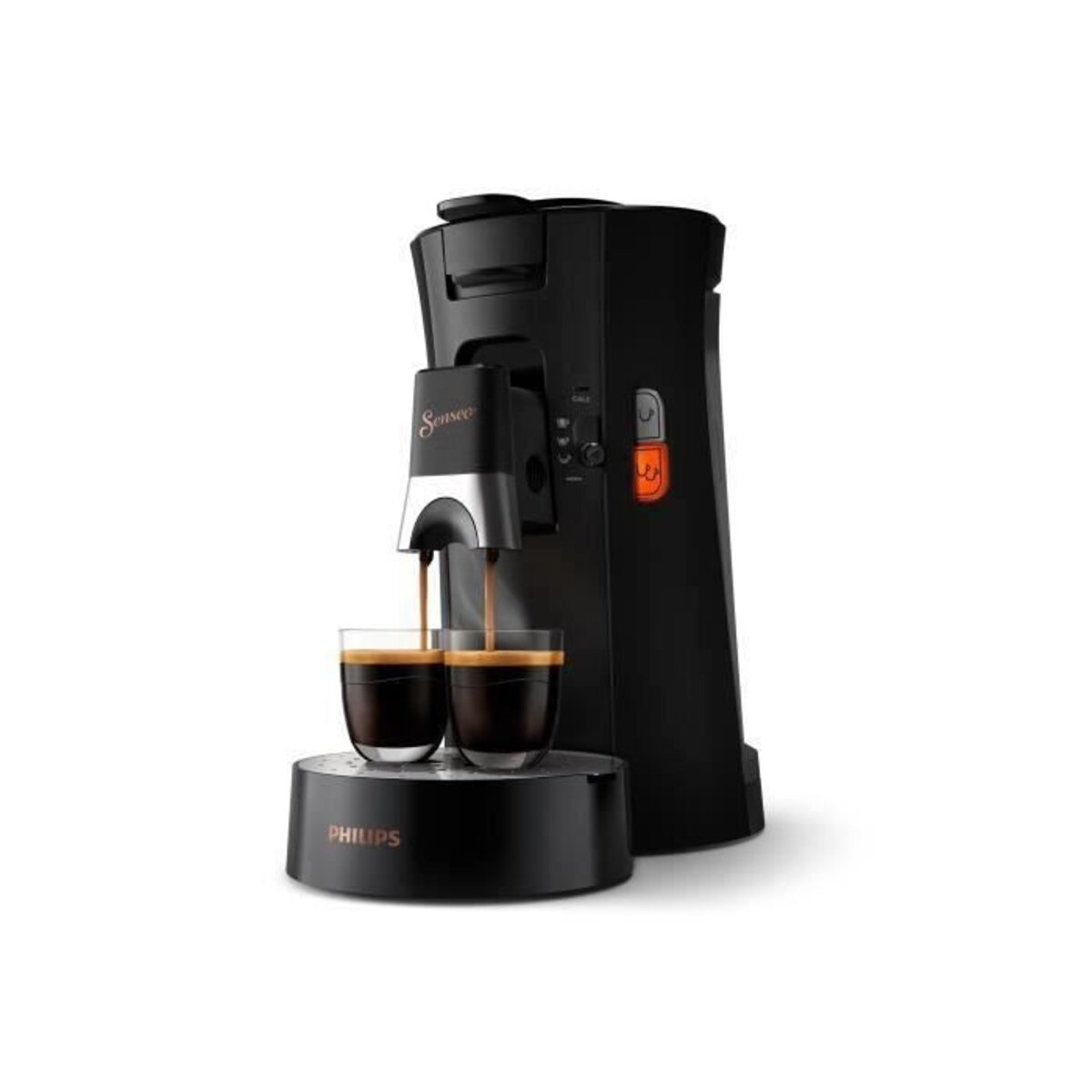 Machine a café dosette noire + 2 tasses - philips csa240/22 senseo select  eco - tour de france - La Poste