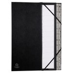 Trieur Rigide Ordonator Alphabétique Dos Extensible 24 Compartiments A À Z - Noir - X 8 - Exacompta